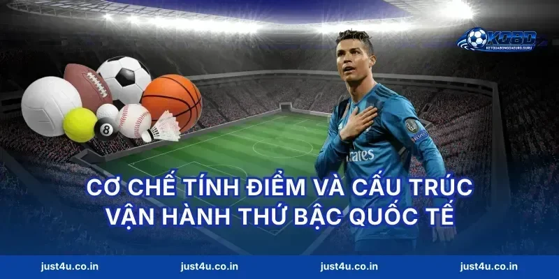 Cơ chế tính điểm và cấu trúc vận hành thứ bậc quốc tế