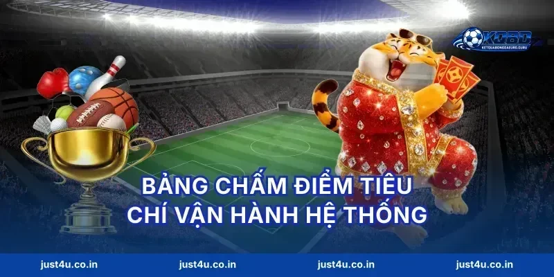 Bảng chấm điểm tiêu chí vận hành hệ thống