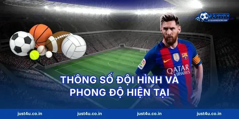 Thông số đội hình và phong độ hiện tại