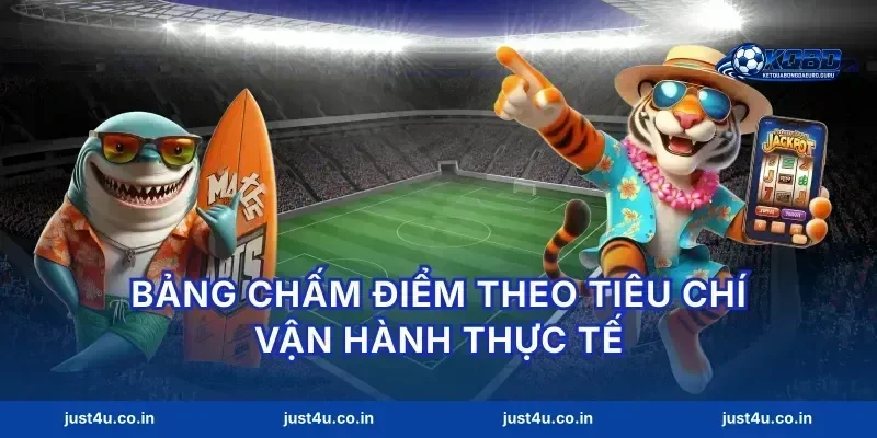 Bảng chấm điểm theo tiêu chí vận hành thực tế